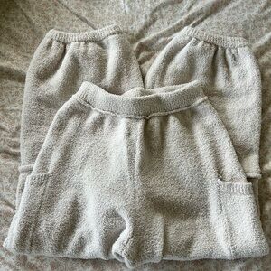 Cozy Fleece Barrel Jogger Pants